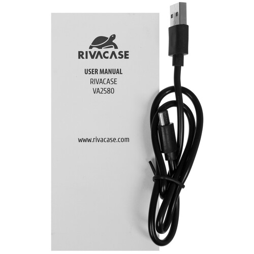 Купить Портативный аккумулятор RIVACASE VA2580 черный  9260617. Характеристики, отзывы и цены в Донецке