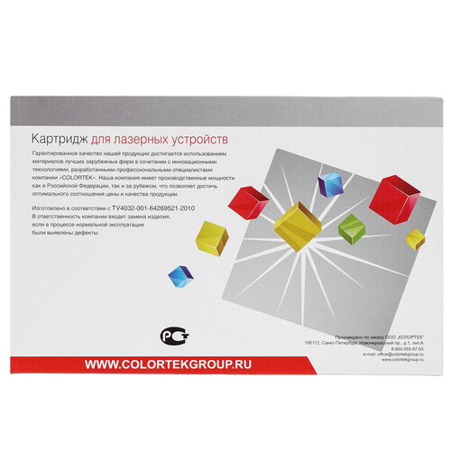 Купить Картридж лазерный Colortek CE505X/CF280X/C-719H черный  9129930. Характеристики, отзывы и цены в Донецке