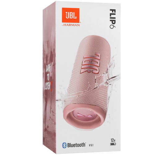 Купить Портативная колонка JBL Flip 6, розовый  5059958. Характеристики, отзывы и цены в Донецке