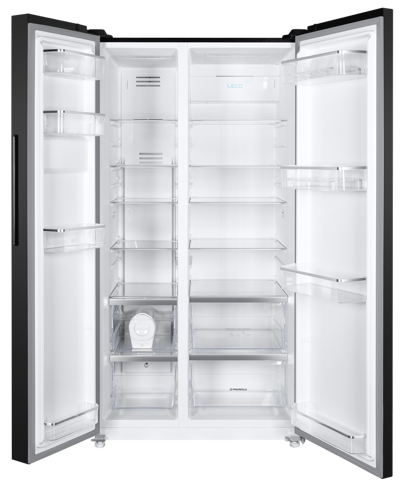 Купить Холодильник Side by Side  MAUNFELD MFF177NFSB серый  5310106. Характеристики, отзывы и цены в Донецке