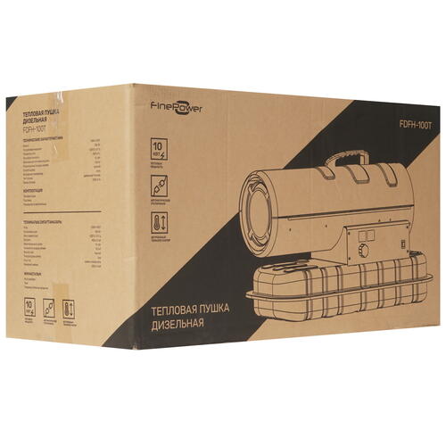 Купить Тепловая пушка дизельная FinePower FDFH-100T  5400858. Характеристики, отзывы и цены в Донецке