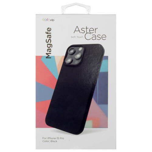 Купить Накладка  VLP Aster Case для Apple iPhone 15 Pro черный  5426095. Характеристики, отзывы и цены в Донецке