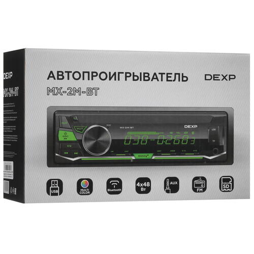 Купить Автопроигрыватель DEXP MX-2M-BT  5094152. Характеристики, отзывы и цены в Донецке