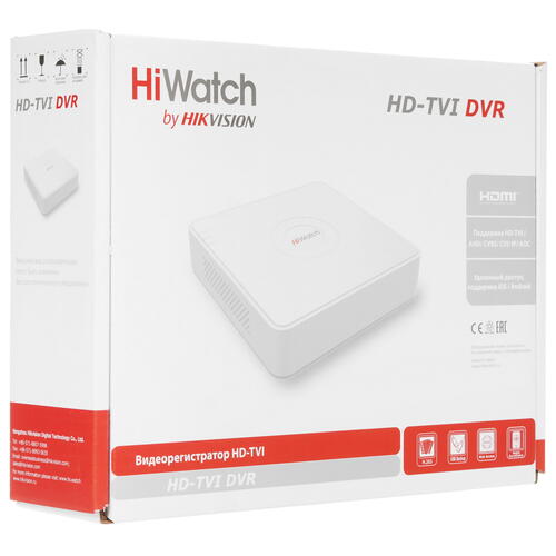 Купить Регистратор для видеонаблюдения HiWatch DS-H208QA(C)  5417078. Характеристики, отзывы и цены в Донецке