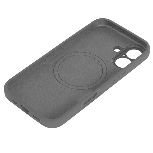 Купить Накладка  Zibelino Soft Case для Apple iPhone 16 серый  9274582. Характеристики, отзывы и цены в Донецке