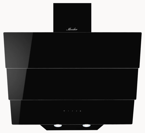 Купить Вытяжка наклонная Monsher TROYES 60 Noir черный/черный  9121485. Характеристики, отзывы и цены в Донецке