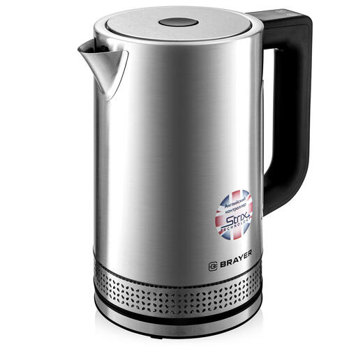 Купить Электрочайник Brayer BR1060 серебристый  9055897. Характеристики, отзывы и цены в Донецке