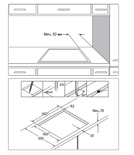 Купить Электрическая варочная поверхность Samsung NZ64T3516QK/WT  1662003. Характеристики, отзывы и цены в Донецке