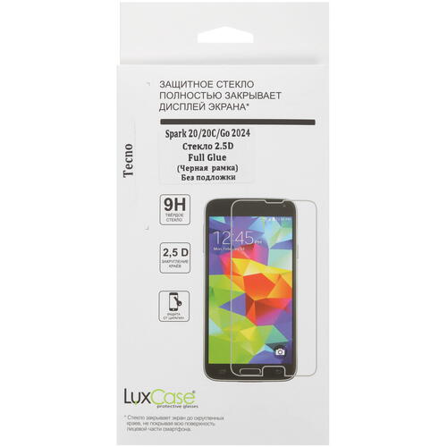 Купить Защитное стекло LuxCase для экрана Tecno SPARK GO 2024  5446503. Характеристики, отзывы и цены в Донецке