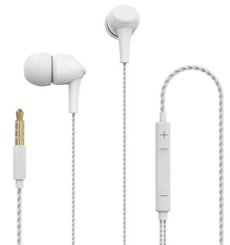 Купить Проводные наушники Perfeo SKEW белый  9912794. Характеристики, отзывы и цены в Донецке