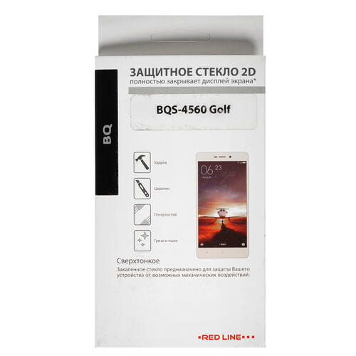 Купить Защитное стекло Red Line для экрана BQ 4560 Golf  1172191. Характеристики, отзывы и цены в Донецке