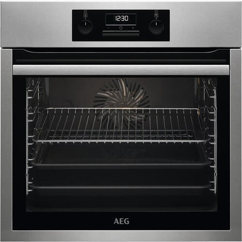Купить Электрический духовой шкаф AEG BCS331150M серебристый  9105056. Характеристики, отзывы и цены в Донецке