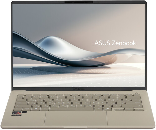 Купить 14" Ноутбук ASUS Zenbook A14 UX3407QA-QD274W бежевый  5626202. Характеристики, отзывы и цены в Донецке
