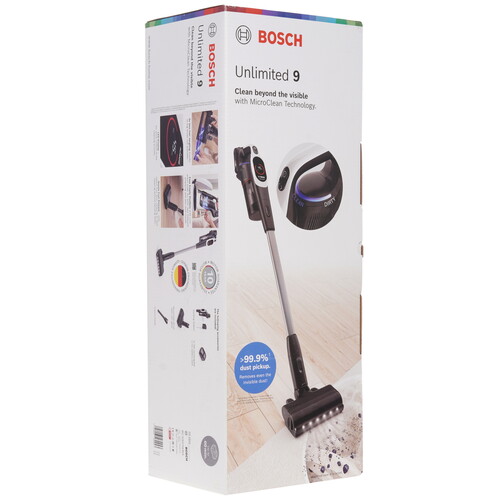 Купить Пылесос  вертикальный  Bosch BCS931WBA  серый  9258304. Характеристики, отзывы и цены в Донецке