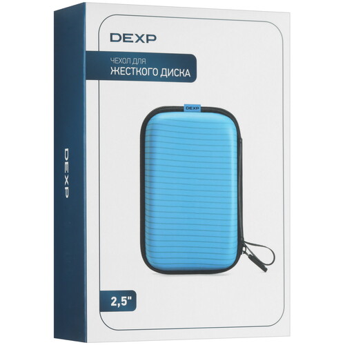 Купить Чехол для внешнего HDD DEXP HXA25-BL синий  5411331. Характеристики, отзывы и цены в Донецке