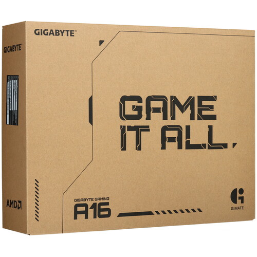 Купить 16" Ноутбук GIGABYTE GAMING A16 черный  5638076. Характеристики, отзывы и цены в Донецке