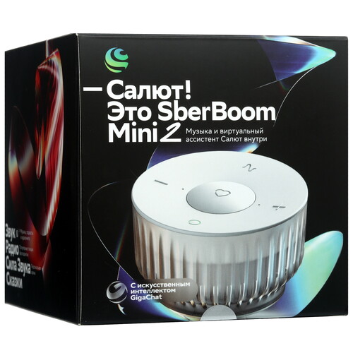 Купить Умная колонка SberBoom Mini 2 серый  5475594. Характеристики, отзывы и цены в Донецке