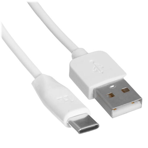 Купить Кабель круглый Hoco USB Type-C - USB 2.0 Type-A белый 1 м  5452398. Характеристики, отзывы и цены в Донецке
