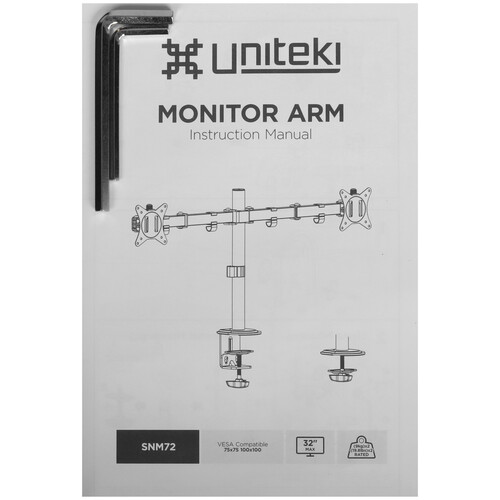 Купить Крепление для мониторов UNITEKI SNM72  9298787. Характеристики, отзывы и цены в Донецке