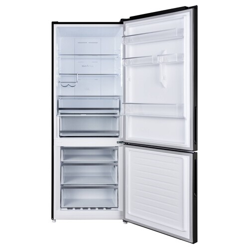 Купить Холодильник с морозильником  Korting KNFC 72337 XN черный  9158177. Характеристики, отзывы и цены в Донецке