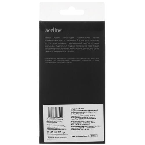 Купить Накладка  Aceline Fresh для HONOR X5 Plus черный  5431492. Характеристики, отзывы и цены в Донецке