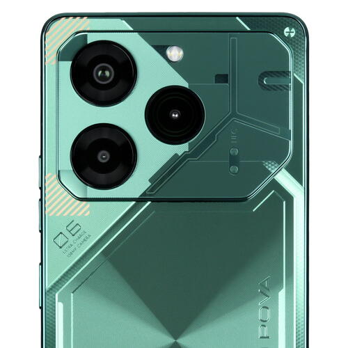 Купить 6.8" Смартфон Tecno POVA 6 Pro 5G 256 ГБ зеленый  5447774. Характеристики, отзывы и цены в Донецке