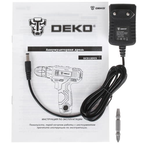 Купить Дрель-шуруповерт DEKO GCD12DU3 063-4096  5304372. Характеристики, отзывы и цены в Донецке