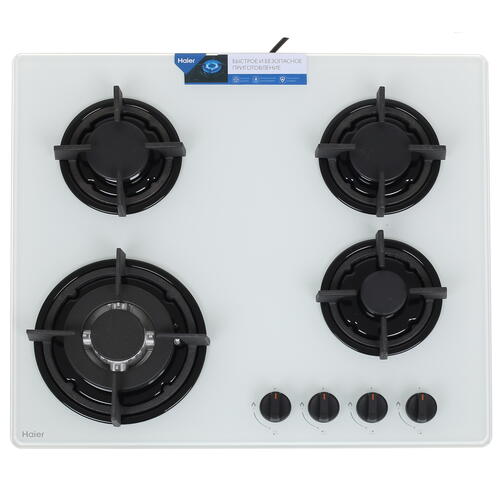 Купить Газовая варочная поверхность Haier HHX-G64CWW1  1277655. Характеристики, отзывы и цены в Донецке
