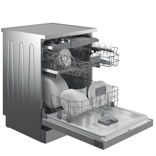 Купить Посудомоечная машина Hotpoint HF 5C84 DWX серый  9101139. Характеристики, отзывы и цены в Донецке