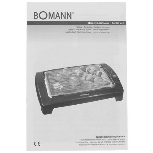 Купить Гриль Bomann BQ 1240 N черный  8117384. Характеристики, отзывы и цены в Донецке