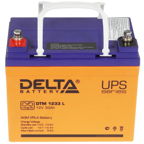 Купить Аккумуляторная батарея для ИБП Delta DTM 1233 L  1184904. Характеристики, отзывы и цены в Донецке