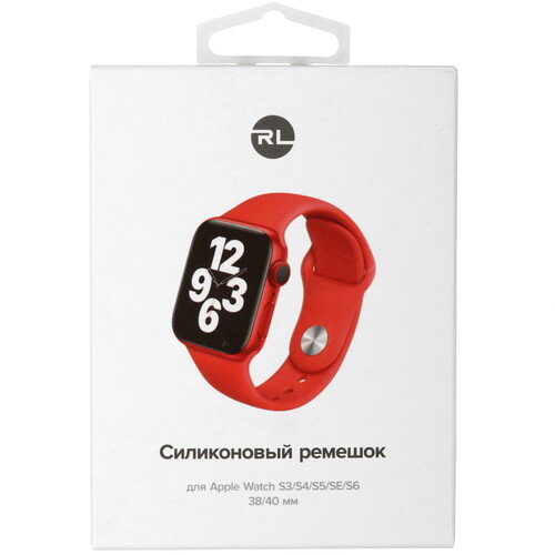Купить Ремешок Red Line для Apple Watch 38/ 40/ 41mm красный  5608008. Характеристики, отзывы и цены в Донецке