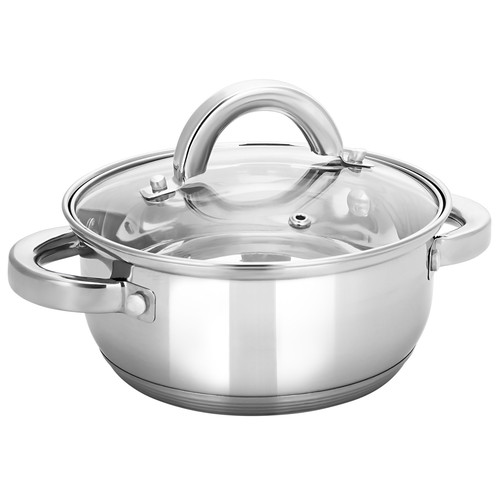 Купить Кастрюля Appetite Rondy SH07163 1.5 л 14 см серый  9294711. Характеристики, отзывы и цены в Донецке