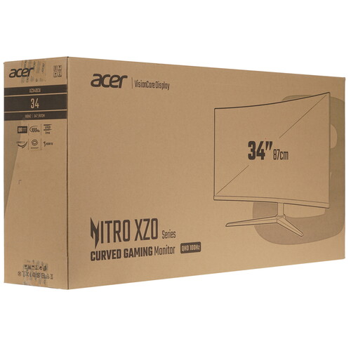 Купить 34" Монитор Acer Nitro XZ340CUHbiiphx черный  5455282. Характеристики, отзывы и цены в Донецке