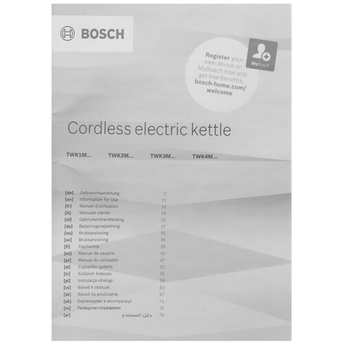 Купить Электрочайник BOSCH TWK 1M124 красный  9186112. Характеристики, отзывы и цены в Донецке