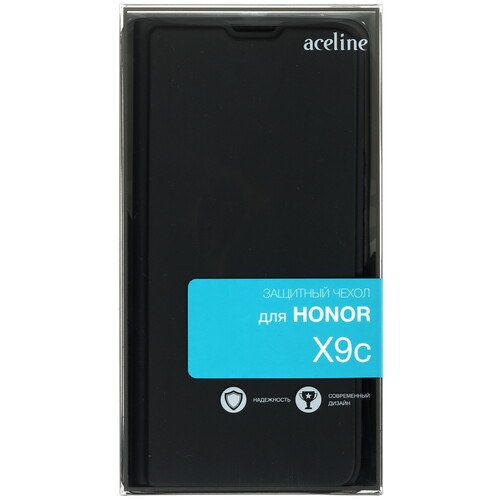 Купить Чехол-книжка  Aceline Kors для HONOR X9c черный  9197847. Характеристики, отзывы и цены в Донецке