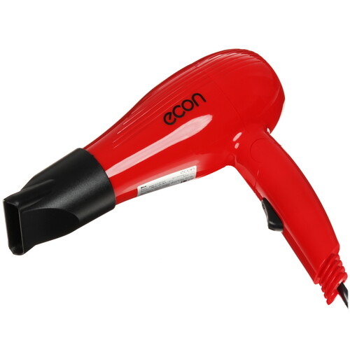 Купить Фен econ ECO-BH101D красный/черный  8159704. Характеристики, отзывы и цены в Донецке