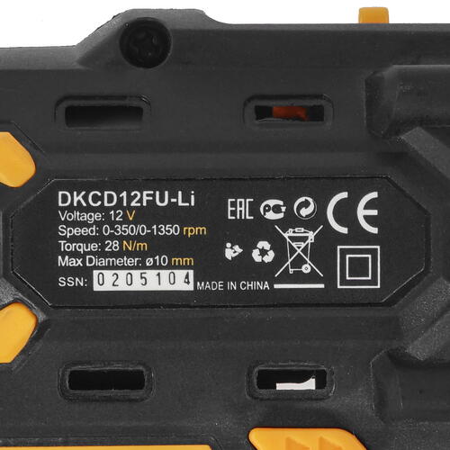 Купить Дрель-шуруповерт DEKO DKCD12FU-Li 063-4101  5445676. Характеристики, отзывы и цены в Донецке