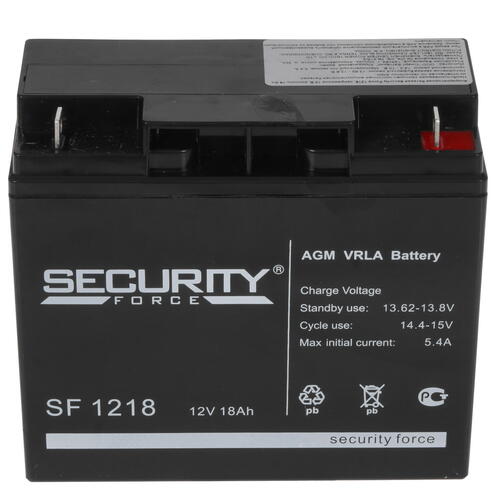 Купить Аккумуляторная батарея для ИБП SECURITY FORCE SF 1218  4896284. Характеристики, отзывы и цены в Донецке