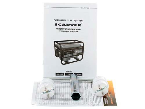 Купить Электрогенератор   бензиновый Carver PPG-3900  1081879. Характеристики, отзывы и цены в Донецке