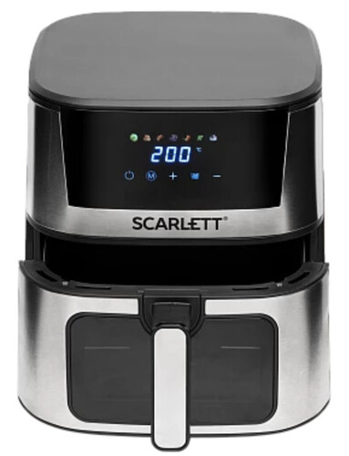 Купить Аэрогриль Scarlett SC-AF15S03D серебристый  9305844. Характеристики, отзывы и цены в Донецке