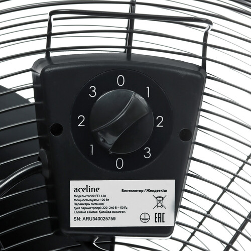 Купить Вентилятор Aceline FFJ-120  черный  5434315. Характеристики, отзывы и цены в Донецке