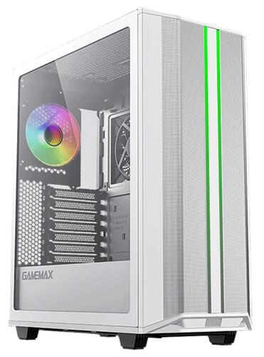 Купить Корпус GameMax Precision 2 White [ЦБ-00014492] белый  9063335. Характеристики, отзывы и цены в Донецке