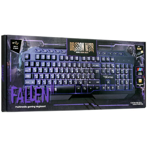 Купить Клавиатура  проводная Qumo Dragon War Fallen 2 K56  1630465. Характеристики, отзывы и цены в Донецке