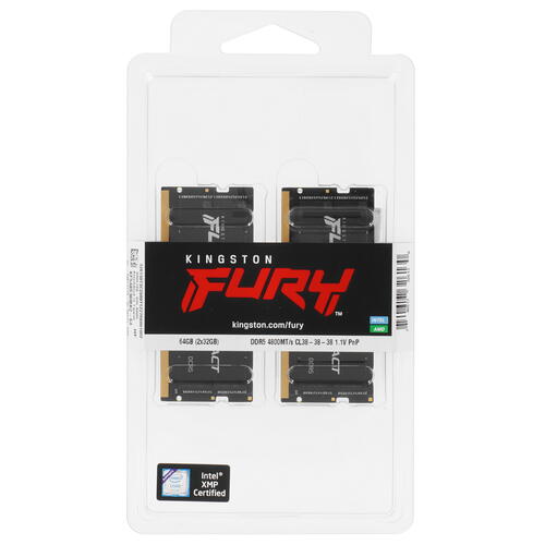 Купить Оперативная память SODIMM Kingston FURY Impact [KF548S38IBK2-64] 64 ГБ  5090999. Характеристики, отзывы и цены в Донецке