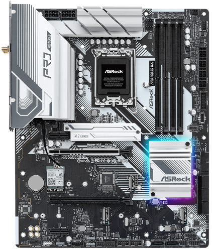 Купить Материнская плата ASRock Z790 Pro RS WiFi  5099050. Характеристики, отзывы и цены в Донецке