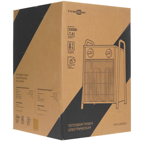 Купить Тепловая пушка электрическая FinePower FSFH-22000SQ  5400817. Характеристики, отзывы и цены в Донецке