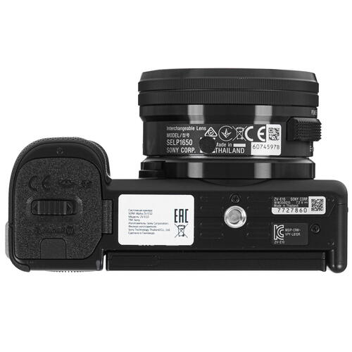 Купить Беззеркальный фотоаппарат Sony Alpha ZV-E10 Kit 16-50mm черный  5072693. Характеристики, отзывы и цены в Донецке