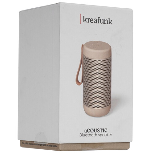 Купить Портативная колонка KreaFunk aCOUSTIC, розовый  9279039. Характеристики, отзывы и цены в Донецке