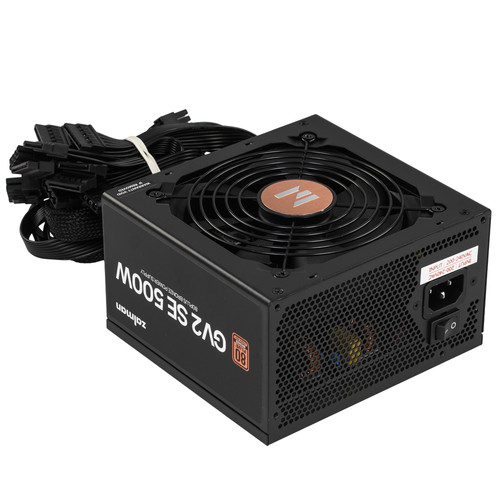 Купить Блок питания ZALMAN GV2SE 500W  черный  5632208. Характеристики, отзывы и цены в Донецке